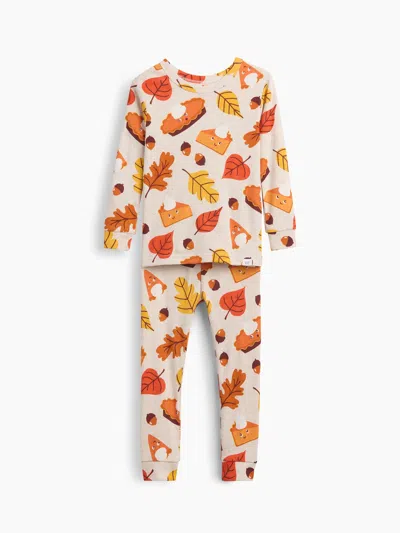 Gap Baby & Toddler Organic Brushed Cotton Autumn Pj Set In Multi