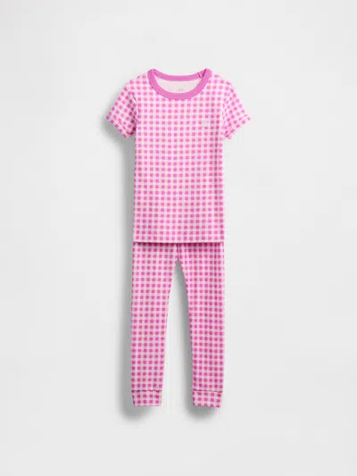 Gap Baby & Toddler Organic Brushed Cotton Gingham Pj Set