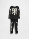 Gap Baby & Toddler Organic Brushed Cotton Halloween Pj Set In Black