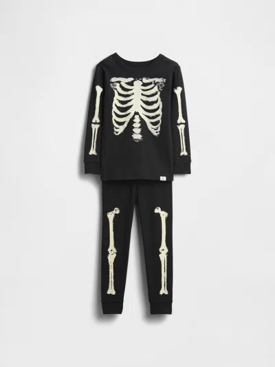 Gap Kids' Baby & Toddler Organic Brushed Cotton Halloween Pj Set In Black