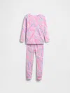 Gap Baby & Toddler Organic Brushed Cotton Holiday Pj Set In Multi
