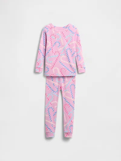 Gap Baby & Toddler Organic Brushed Cotton Holiday Pj Set In Multi