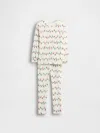 Gap Baby & Toddler Organic Brushed Cotton Holiday Pj Set In Multi