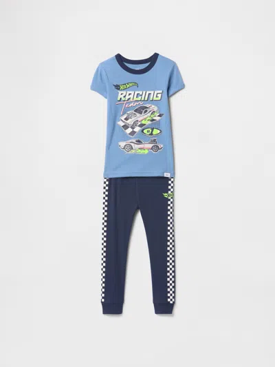 Gap Kids' Baby & Toddler Organic Brushed Cotton Hot Wheels Pj Set In Cars