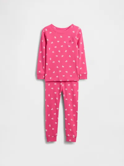 Gap Baby & Toddler Organic Brushed Cotton Pj Set In Pink
