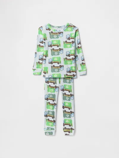 Gap Kids' Baby & Toddler Organic Brushed Cotton Pj Set In Earth Day