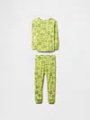 Gap Baby & Toddler Organic Brushed Cotton Pj Set In Limon Yellow