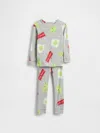 Gap Baby & Toddler Organic Brushed Cotton Pj Set In Multi