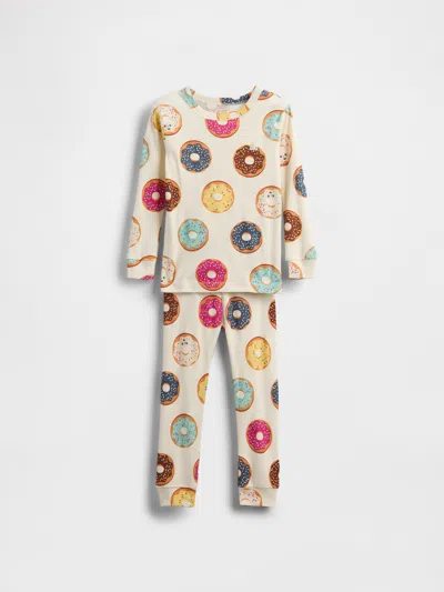 Gap Baby & Toddler Organic Brushed Cotton Pj Set In Multi