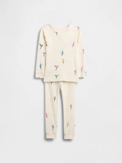 Gap Baby & Toddler Organic Brushed Cotton Pj Set In Multi