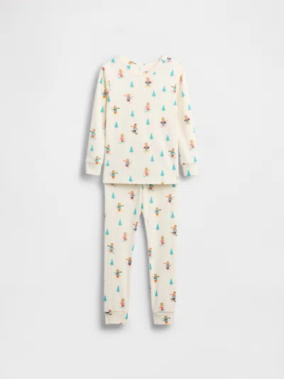 Gap Kids' Baby & Toddler Organic Brushed Cotton Pj Set In Multi