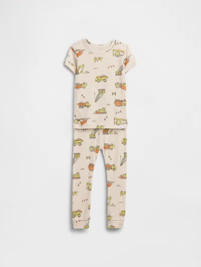 Gap Kids' Baby & Toddler Organic Brushed Cotton Pj Set In Multi