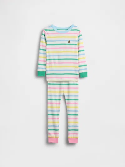 Gap Baby & Toddler Organic Brushed Cotton Pj Set In Multi