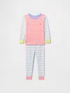 Gap Baby & Toddler Organic Brushed Cotton Pj Set In Multi Stripe Combo
