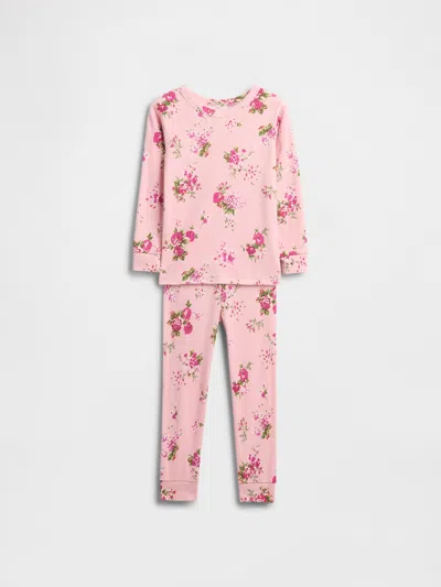 Gap Baby & Toddler Organic Brushed Cotton Pj Set In Pink