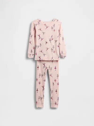 Gap Baby & Toddler Organic Brushed Cotton Pj Set In Pink