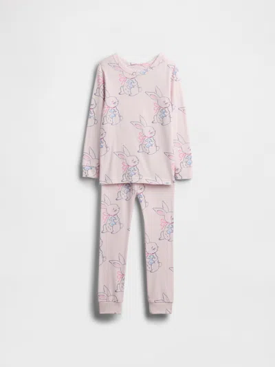 Gap Baby & Toddler Organic Brushed Cotton Pj Set In Pink