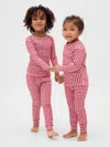 Gap Baby & Toddler Organic Brushed Cotton Pj Set In Red