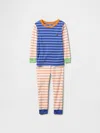 Gap Baby & Toddler Organic Brushed Cotton Pj Set In Spring Multi Stripe