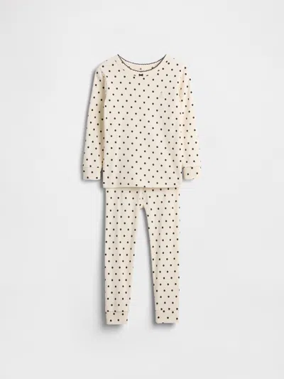 Gap Baby & Toddler Organic Brushed Cotton Pj Set In White
