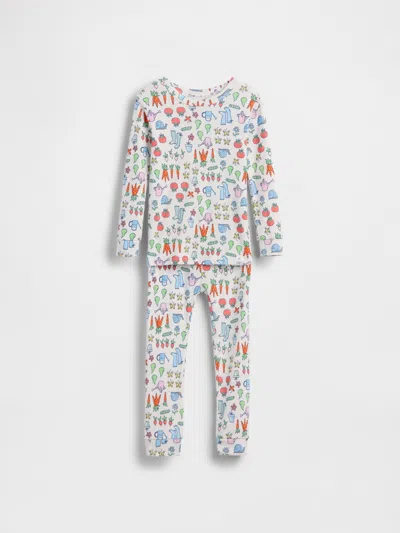 Gap Kids' Baby & Toddler Organic Brushed Cotton Pj Set In White