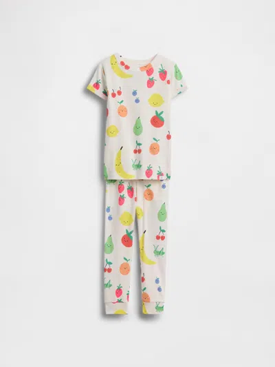 Gap Kids' Baby & Toddler Organic Brushed Cotton Pj Set In White