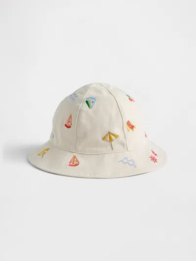 Gap Baby & Toddler Organic Cotton Bucket Hat In Beach