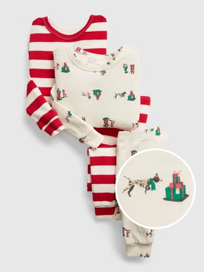 Gap Baby & Toddler Organic Cotton Holiday Print Pj Set (2-pack) In Multi