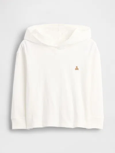 Gap Baby & Toddler Organic Cotton Hooded T-shirt In White