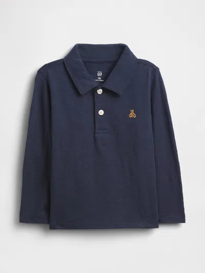 Gap Baby & Toddler Organic Cotton Polo Shirt Shirt In Blue