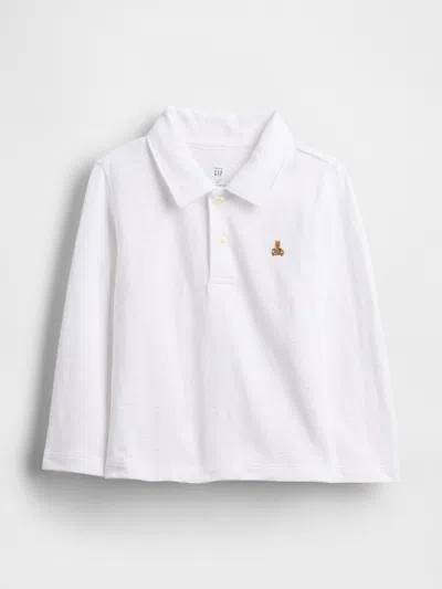 Gap Baby & Toddler Organic Cotton Polo Shirt Shirt In White