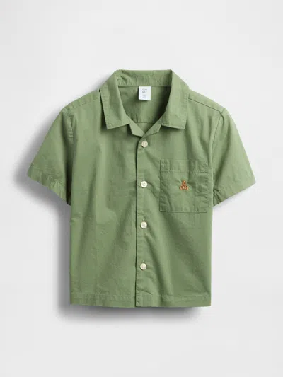 Gap Baby & Toddler Organic Cotton Poplin Cabana Shirt