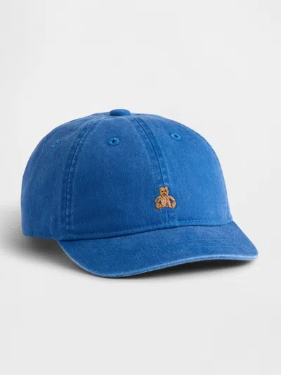 Gap Kids' Baby & Toddler Overdye Brannan Bear Baseball Hat In Blue