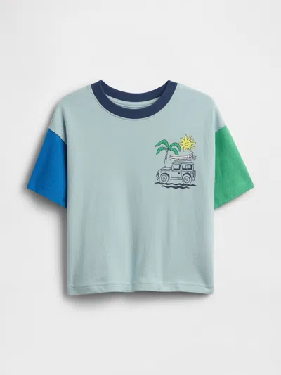 Gap Baby & Toddler Oversized Graphic T-shirt In Blue