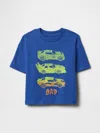 Gap Baby & Toddler Oversized Hot Wheels Graphic T-shirt In Dazzling Blue