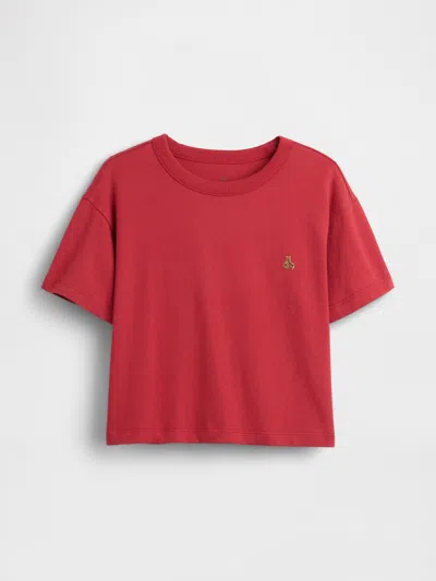 Gap Kids' Baby & Toddler Oversized T-shirt In Burgundy