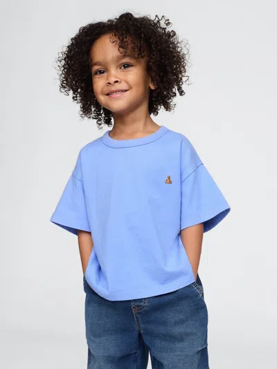 Gap Kids' Baby & Toddler Oversized T-shirt In Shirting Blue