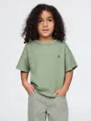 Gap Baby & Toddler Oversized T-shirt In Twig Green