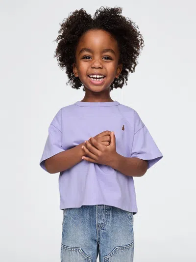 Gap Kids' Baby & Toddler Oversized T-shirt In Warm Violet