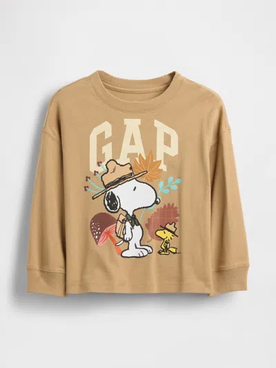 Gap Baby & Toddler Peanuts Thanksgiving Graphic T-shirt In Brown