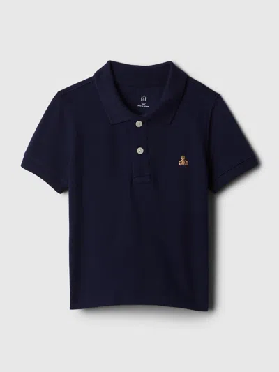 Gap Baby Polo Shirt Shirt In Dark Night Blue