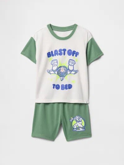 Gap Kids' Baby & Toddler Pixar Recycled Pj Set In Green