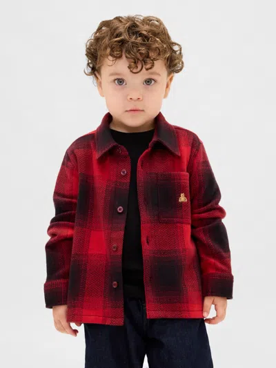 Gap Baby & Toddler Plaid Button-front Shirt In Red