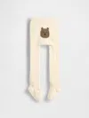 Gap Baby & Toddler Pointelle Bear Tights In Neutral