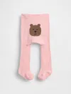 Gap Baby & Toddler Pointelle Bear Tights In Pink
