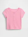 Gap Baby & Toddler Pointelle Rib Top In May Pink