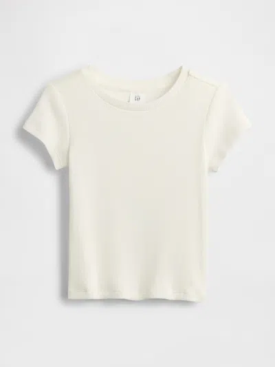 Gap Baby & Toddler Pointelle Rib Top In Off White