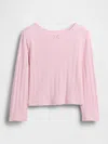Gap Baby & Toddler Pointelle T-shirt In Pink