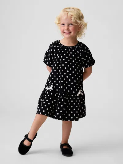 Gap Baby & Toddler Polka Dot Corduroy Dress In Black