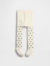 Gap Baby & Toddler Polka Dot Tights In White